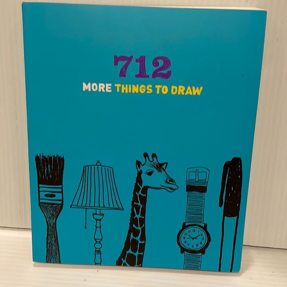 NWT 712 Things To Draw sketchbook by Chronicle Books Fun Prompts for All ages